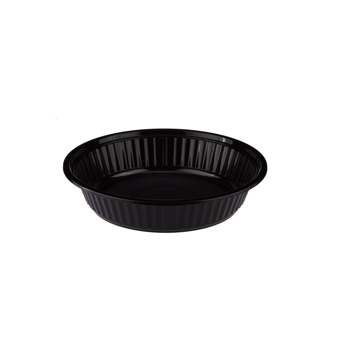 Black Base Heavy Duty Round Container 24 Oz 300 Pieces - hotpackwebstore.com - Black Base Containers