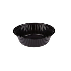 Black Base Heavy Duty Round Container 32 Oz 300 Pieces - hotpackwebstore.com - Black Base Containers