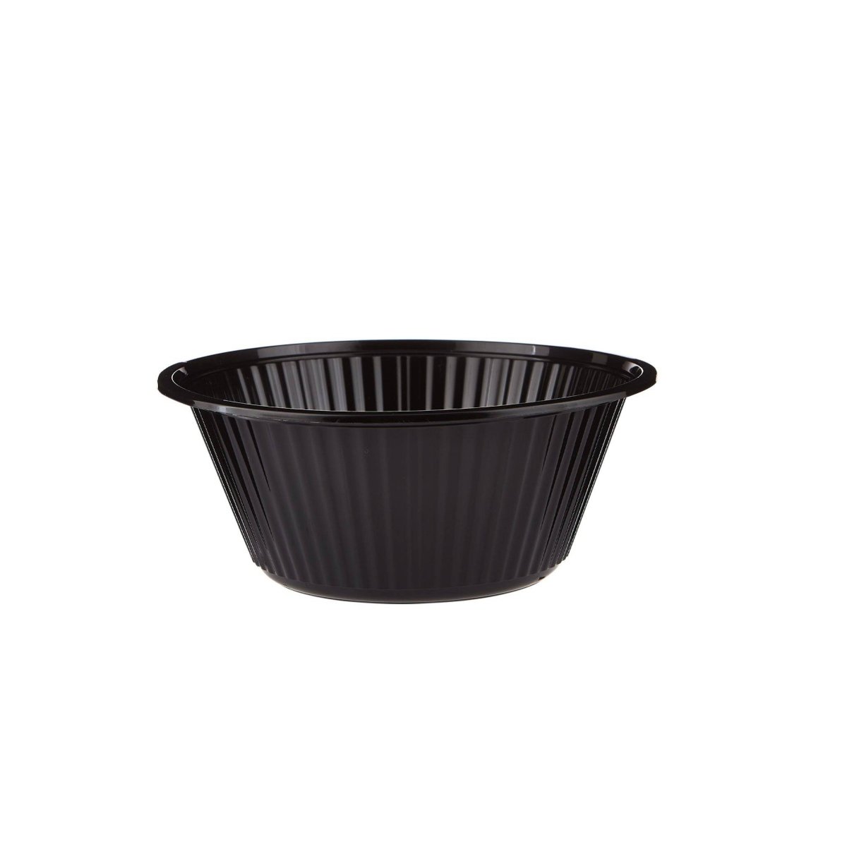 Black Base Heavy Duty Round Container 40 Oz 300 Pieces - hotpackwebstore.com - Black Base Containers