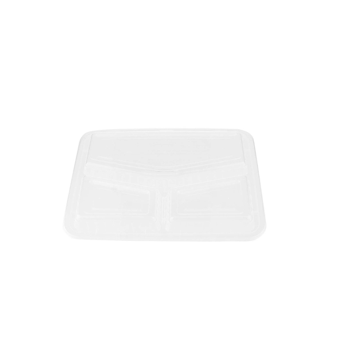 Black Base Rectangular Container 3 Compartments 300 Pieces - hotpackwebstore.com - Black Base Containers