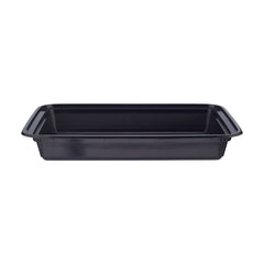 Black Base Rectangular Container - hotpackwebstore.com - Black Base Containers