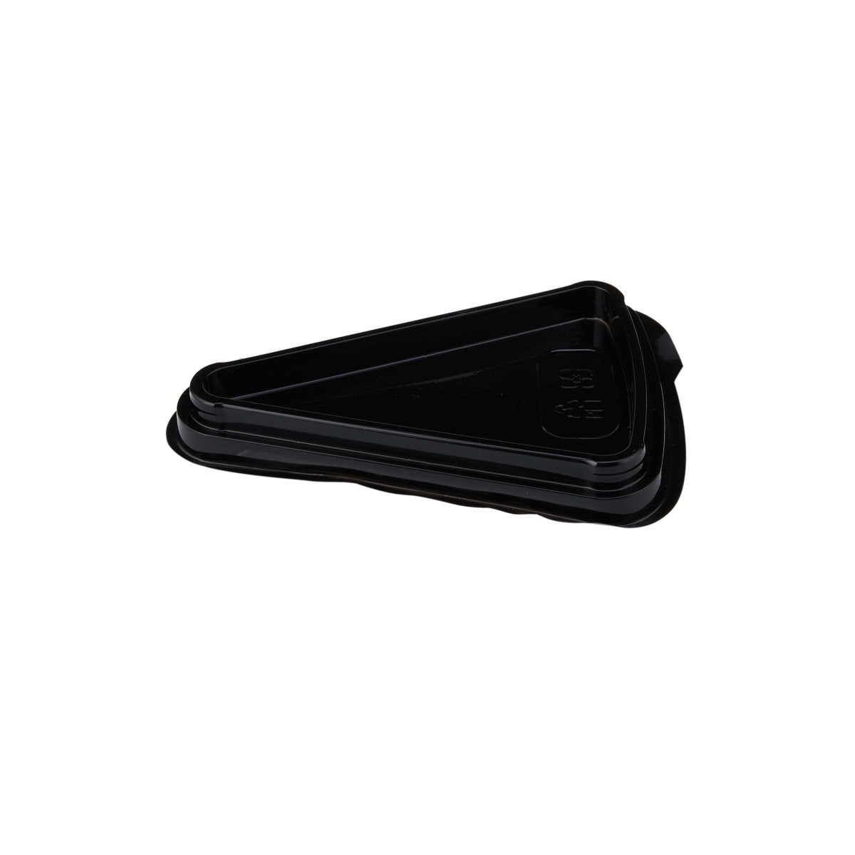 Black base Triangle Cake slice container - hotpackwebstore.com - Cake Containers