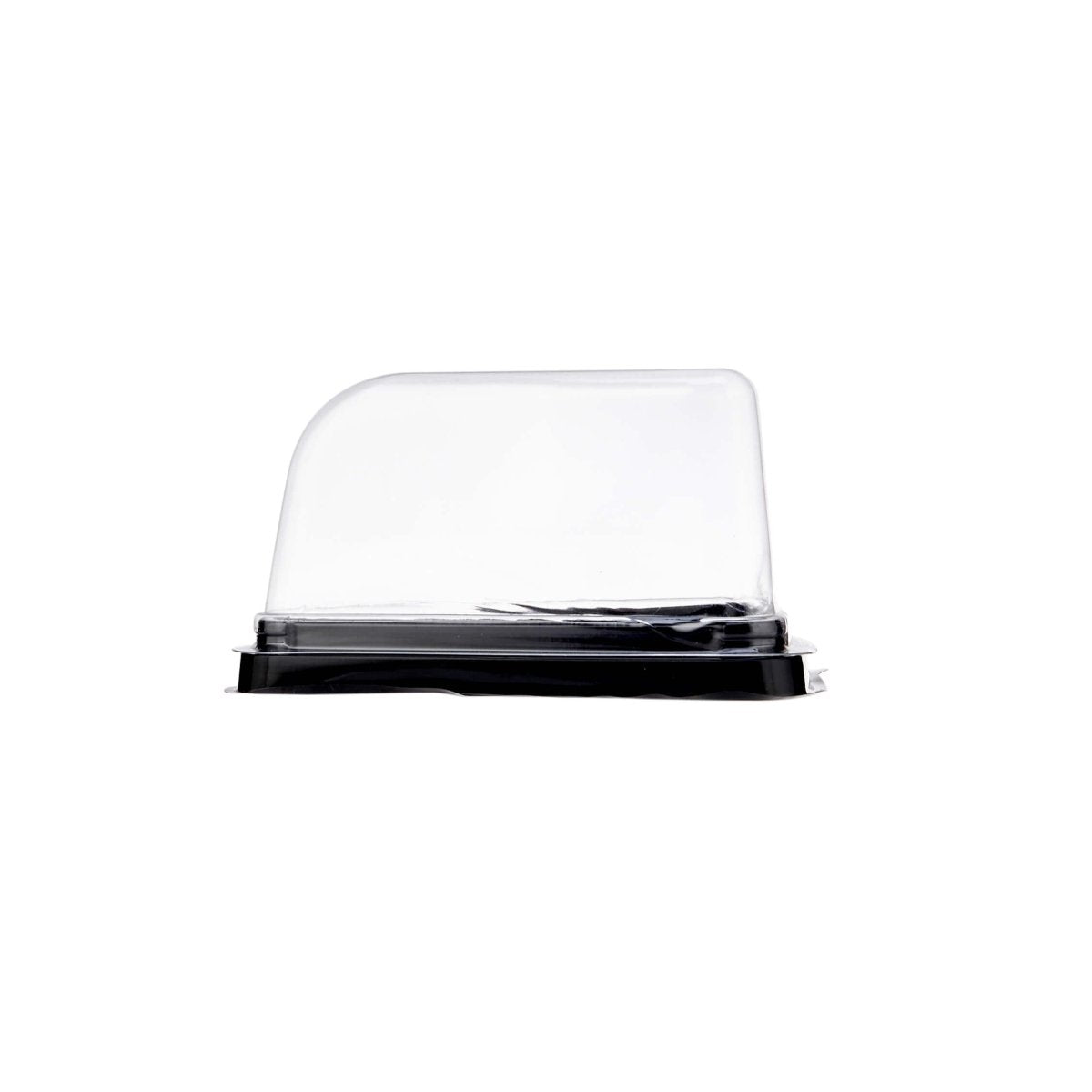 Black base Triangle Cake slice container - hotpackwebstore.com - Cake Containers