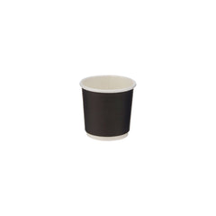 Black Double Wall Paper Cups - hotpackwebstore.com - Double Wall Paper Cups