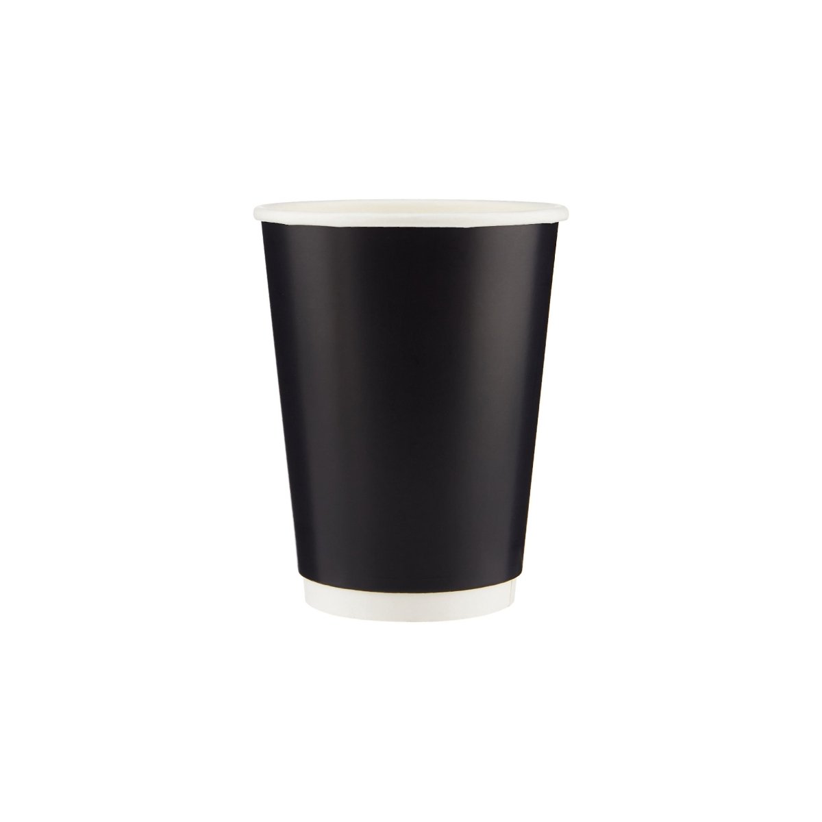 Black Double Wall Paper Cups - hotpackwebstore.com - Double Wall Paper Cups