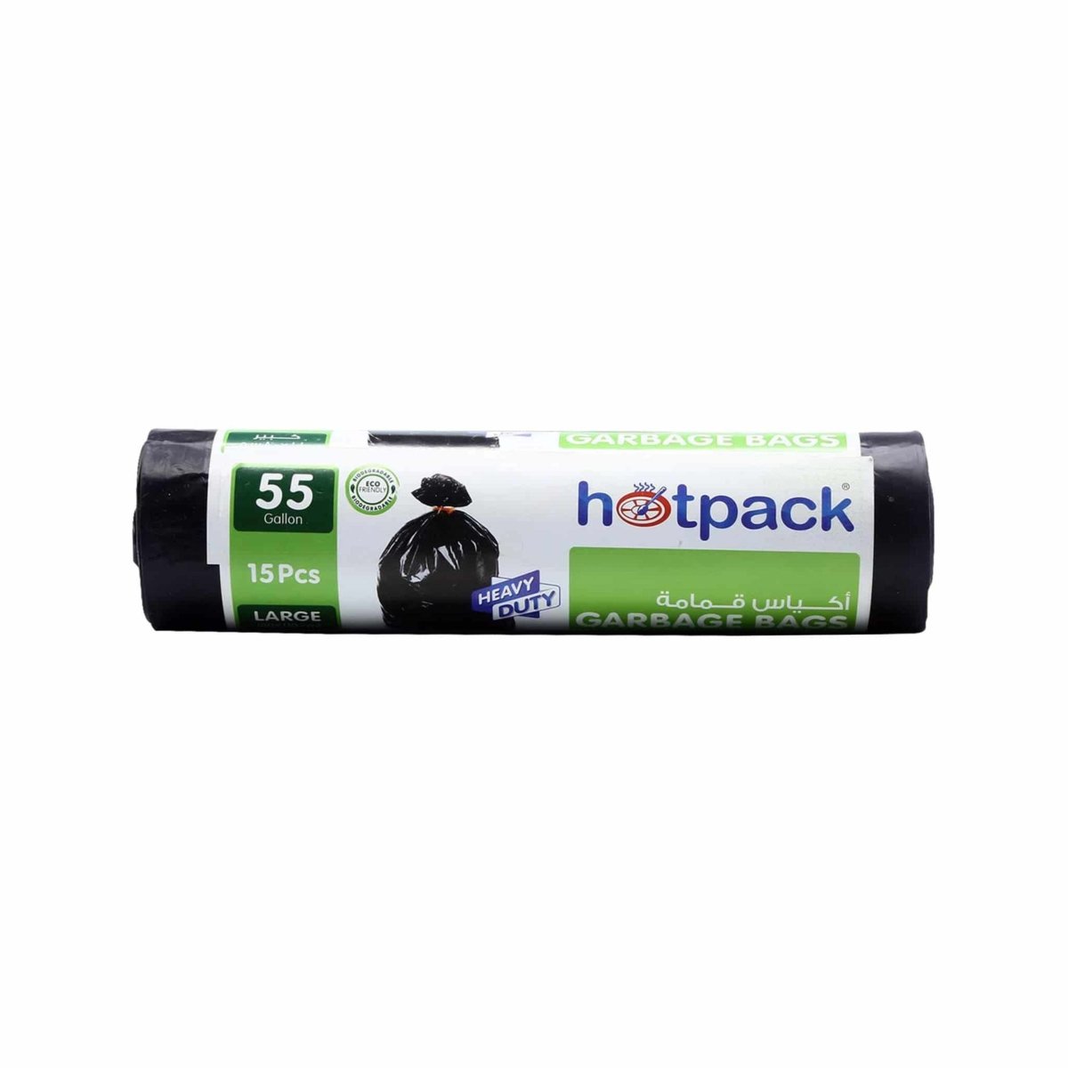 Black Heavy Duty Garbage Bag Roll - hotpackwebstore.com - Heavy Duty Garbage Bags