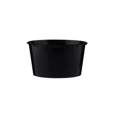 Black Round Microwavable Container - hotpackwebstore.com - Microwavable Containers