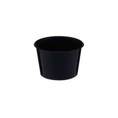 Black Round Microwavable Container - hotpackwebstore.com - Microwavable Containers