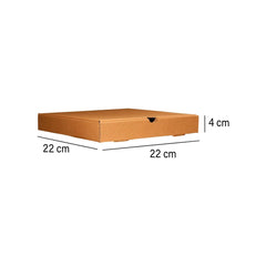 Brown Pizza Box 100 Pieces - hotpackwebstore.com - Pizza Boxes