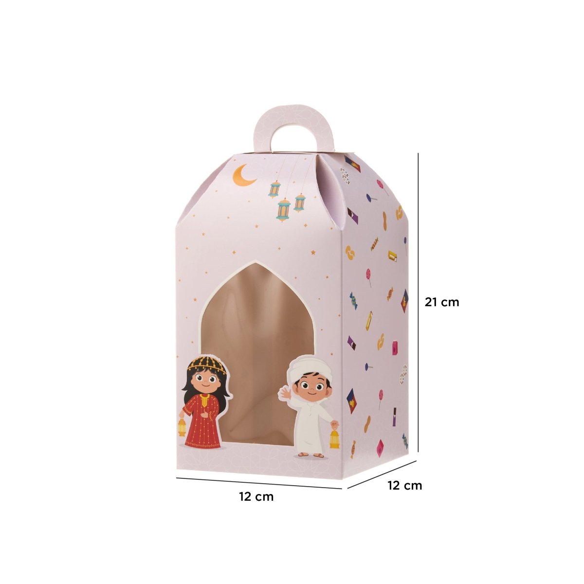 Celebration Printed Kids Gift Box With Window - hotpackwebstore.com - Gift Box