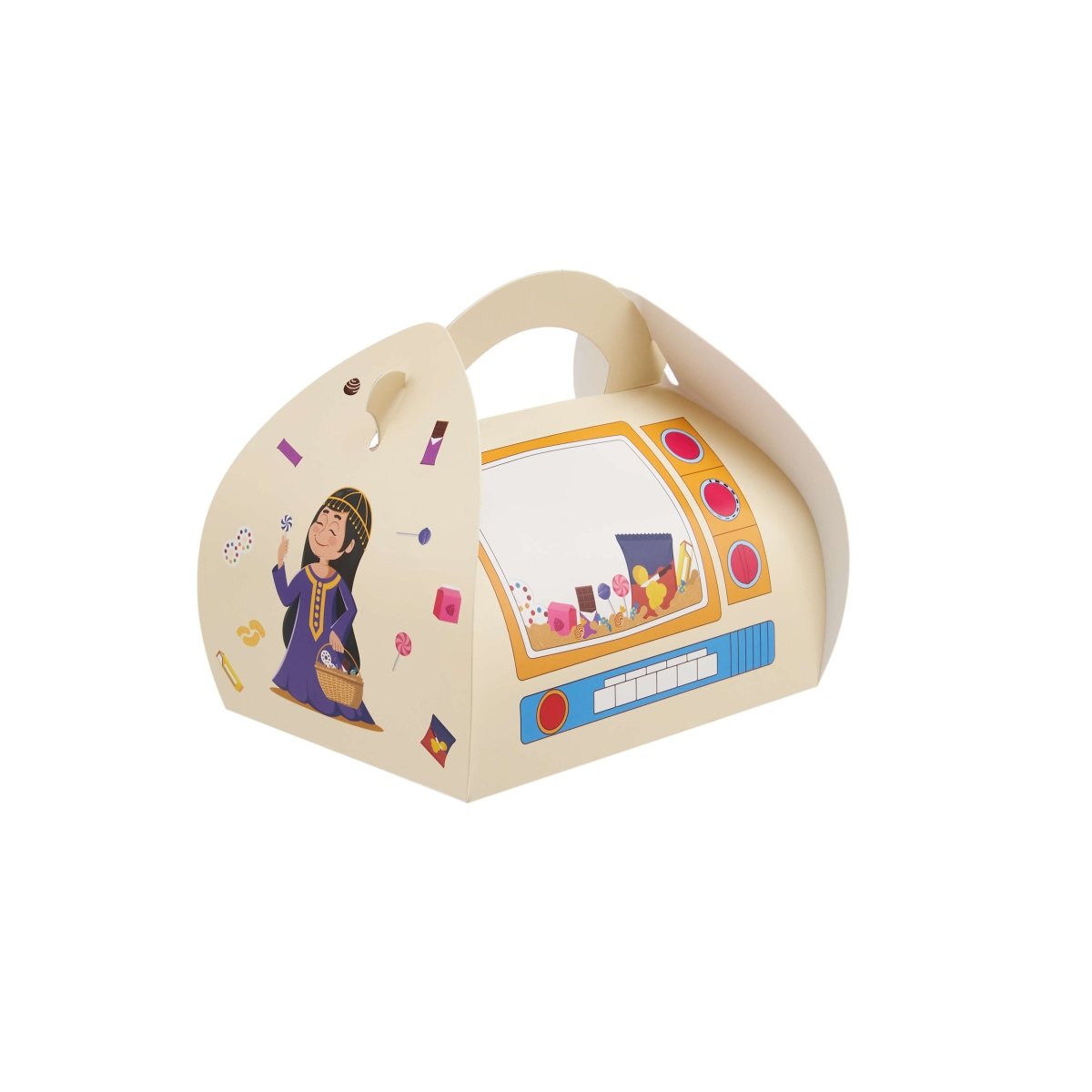 Celebration Printed Kids Gift Box With Window - hotpackwebstore.com - Gift Box