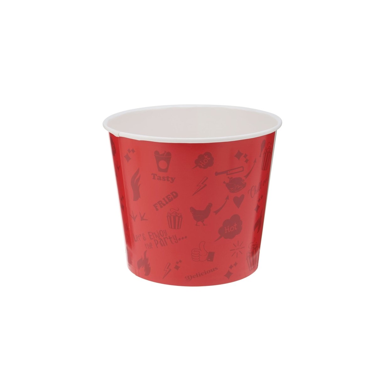 Chicken Bucket With Lid 100 Pieces - hotpackwebstore.com - Paper Products