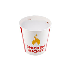 Chicken Bucket With Lid 100 Pieces - hotpackwebstore.com - Paper Products