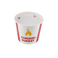 Chicken Bucket With Lid 100 Pieces - hotpackwebstore.com - Paper Products