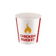 Chicken Bucket With Lid 100 Pieces - hotpackwebstore.com - Paper Products