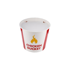 Chicken Bucket With Lid 100 Pieces - hotpackwebstore.com - Paper Products