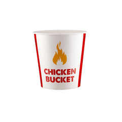 Chicken Bucket With Lid 100 Pieces - hotpackwebstore.com - Paper Products