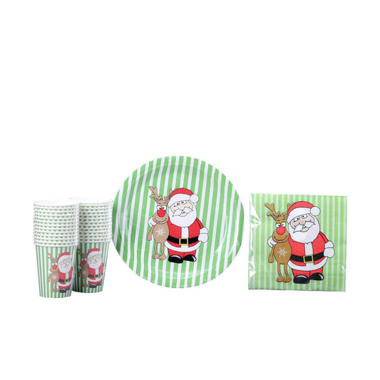 Christmas Dinnerware Combo Pack 1 Set - hotpackwebstore.com - Combo Packs