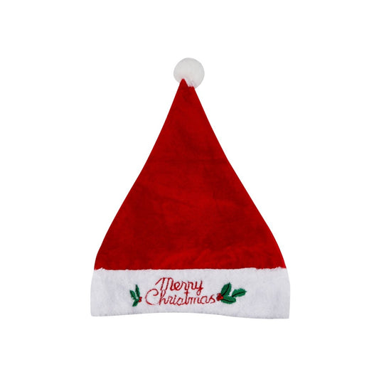 Christmas Santa Hat for Adults 37 x 30 cm 1 Piece - hotpackwebstore.com - 