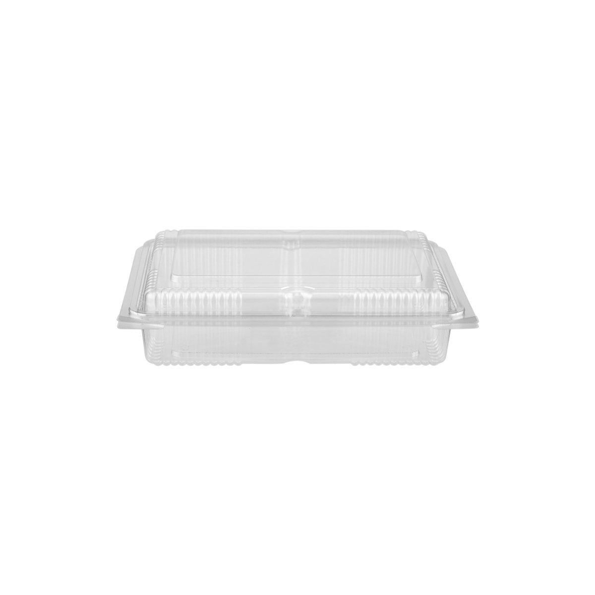 Clear compartment Clamshell PET container - hotpackwebstore.com - PET Container