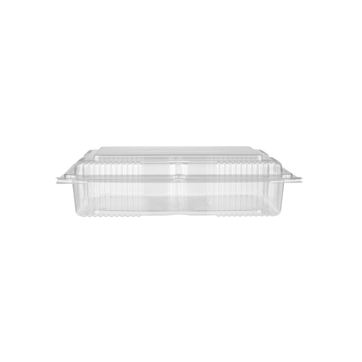 Clear compartment Clamshell PET container - hotpackwebstore.com - PET Container