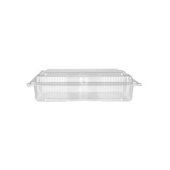 Clear compartment Clamshell PET container - hotpackwebstore.com - PET Container