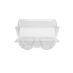 Clear Donut Clamshell container - hotpackwebstore.com - Pastry Containers