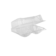 Clear Donut Clamshell container - hotpackwebstore.com - Pastry Containers