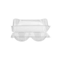 Clear Donut Clamshell container - hotpackwebstore.com - Pastry Containers