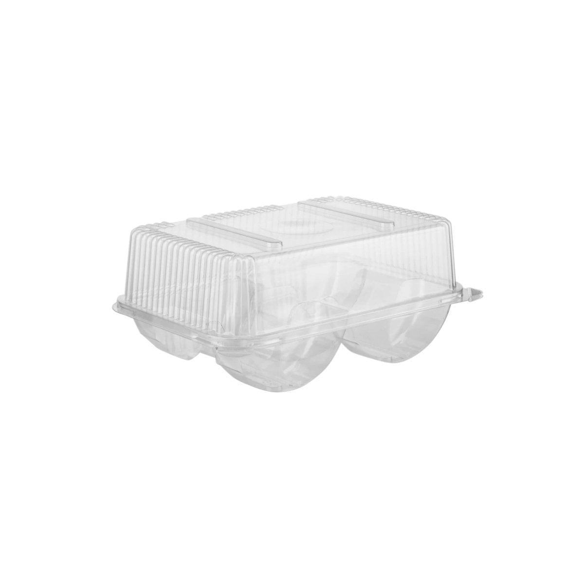 Clear Donut Clamshell container - hotpackwebstore.com - Pastry Containers