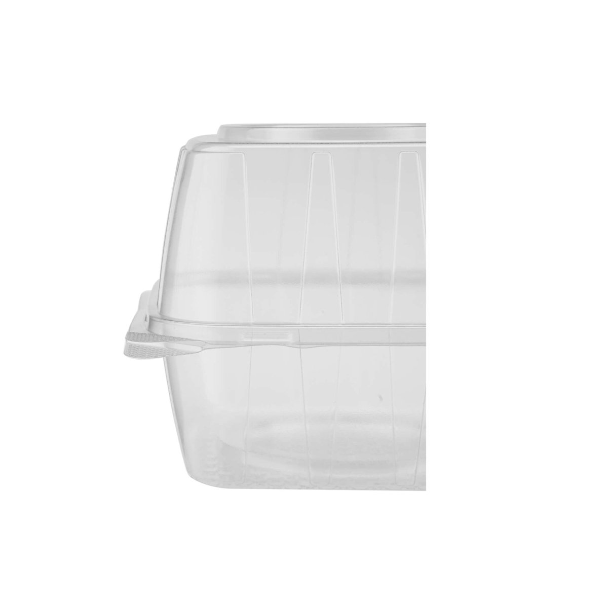 Clear Hinged Croissant Container - hotpackwebstore.com - Croissant Containers