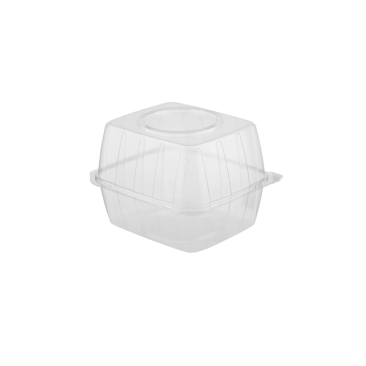 Clear Hinged Croissant Container - hotpackwebstore.com - Croissant Containers