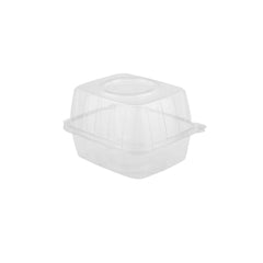 Clear Hinged Croissant Container - hotpackwebstore.com - Croissant Containers