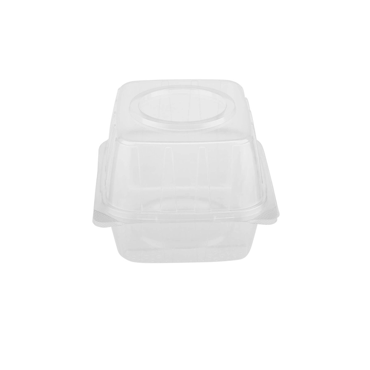 Clear Hinged Croissant Container - hotpackwebstore.com - Croissant Containers