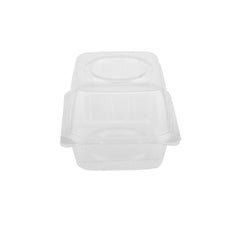 Clear Hinged Croissant Container - hotpackwebstore.com - Croissant Containers