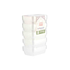 Clear Microwave Container 500ml Value Pack - hotpackwebstore.com - Microwavable Containers