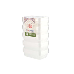 Clear Microwave Container 500ml Value Pack - hotpackwebstore.com - Microwavable Containers