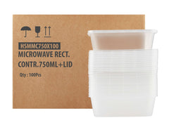 Clear Microwave Container With Lid - hotpackwebstore.com - Microwavable Containers