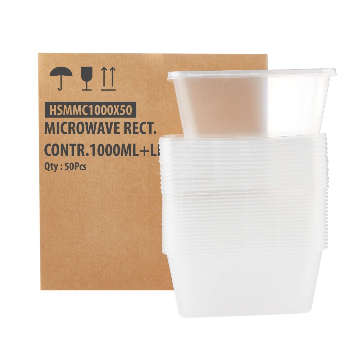 Clear Microwave Container With Lid - hotpackwebstore.com - Microwavable Containers