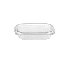 Clear Pet Hinged Oval Container - hotpackwebstore.com - Hinged Containers