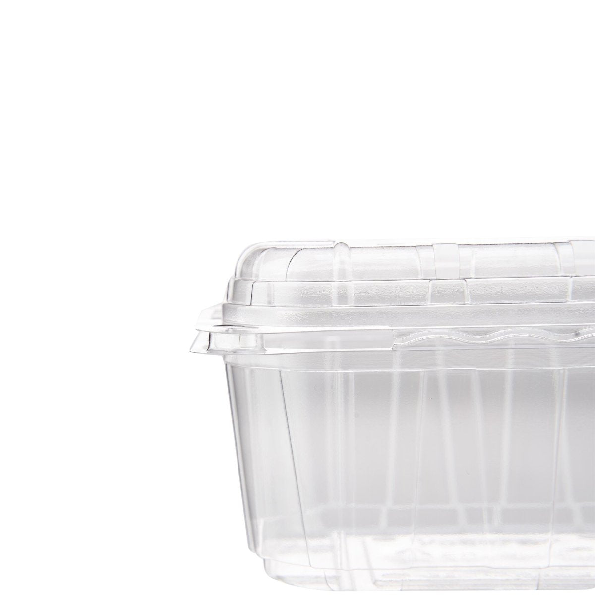 Clear PET Punnet Hinged Container - hotpackwebstore.com - Plastic Products