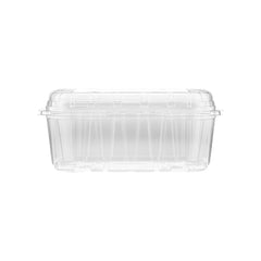 Clear PET Punnet Hinged Container - hotpackwebstore.com - Plastic Products