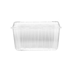 Clear PET Punnet Hinged Container - hotpackwebstore.com - Plastic Products