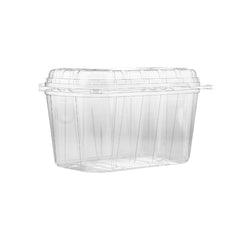 Clear PET Punnet Hinged Container - hotpackwebstore.com - Plastic Products