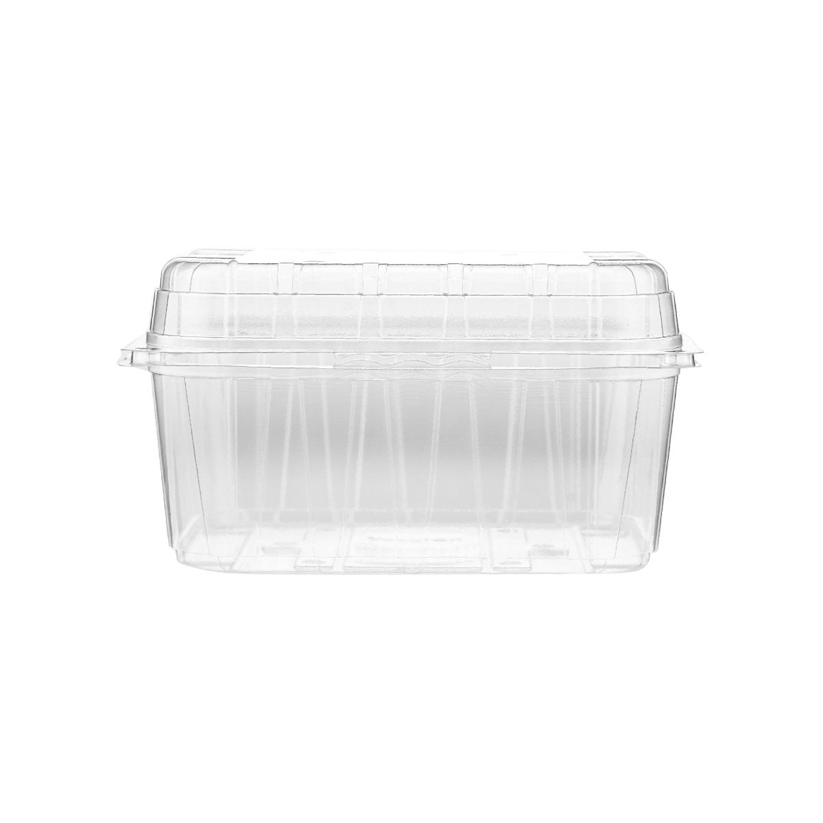 Clear PET Punnet Hinged Container - hotpackwebstore.com - Plastic Products