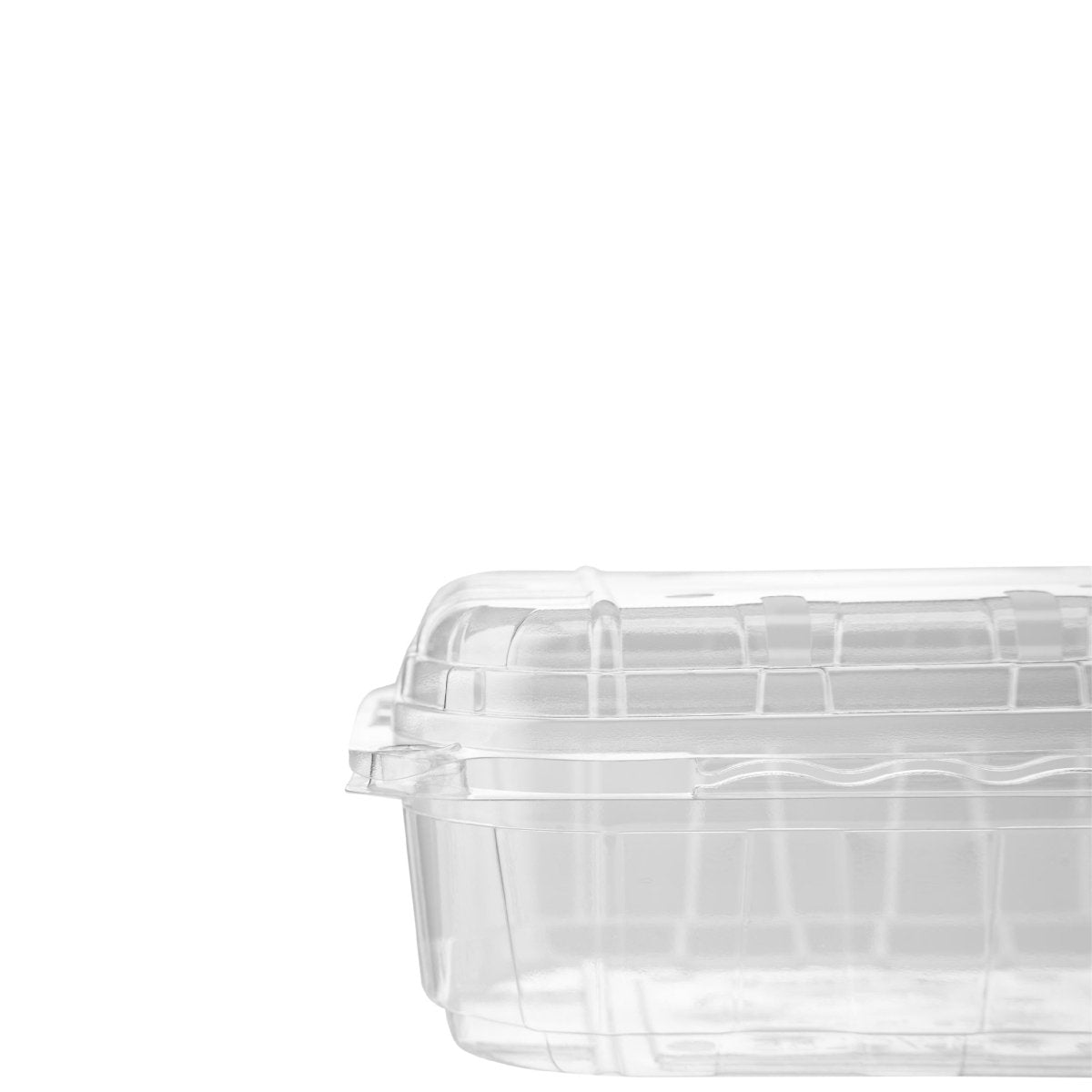 Clear PET Punnet Hinged Container - hotpackwebstore.com - Plastic Products