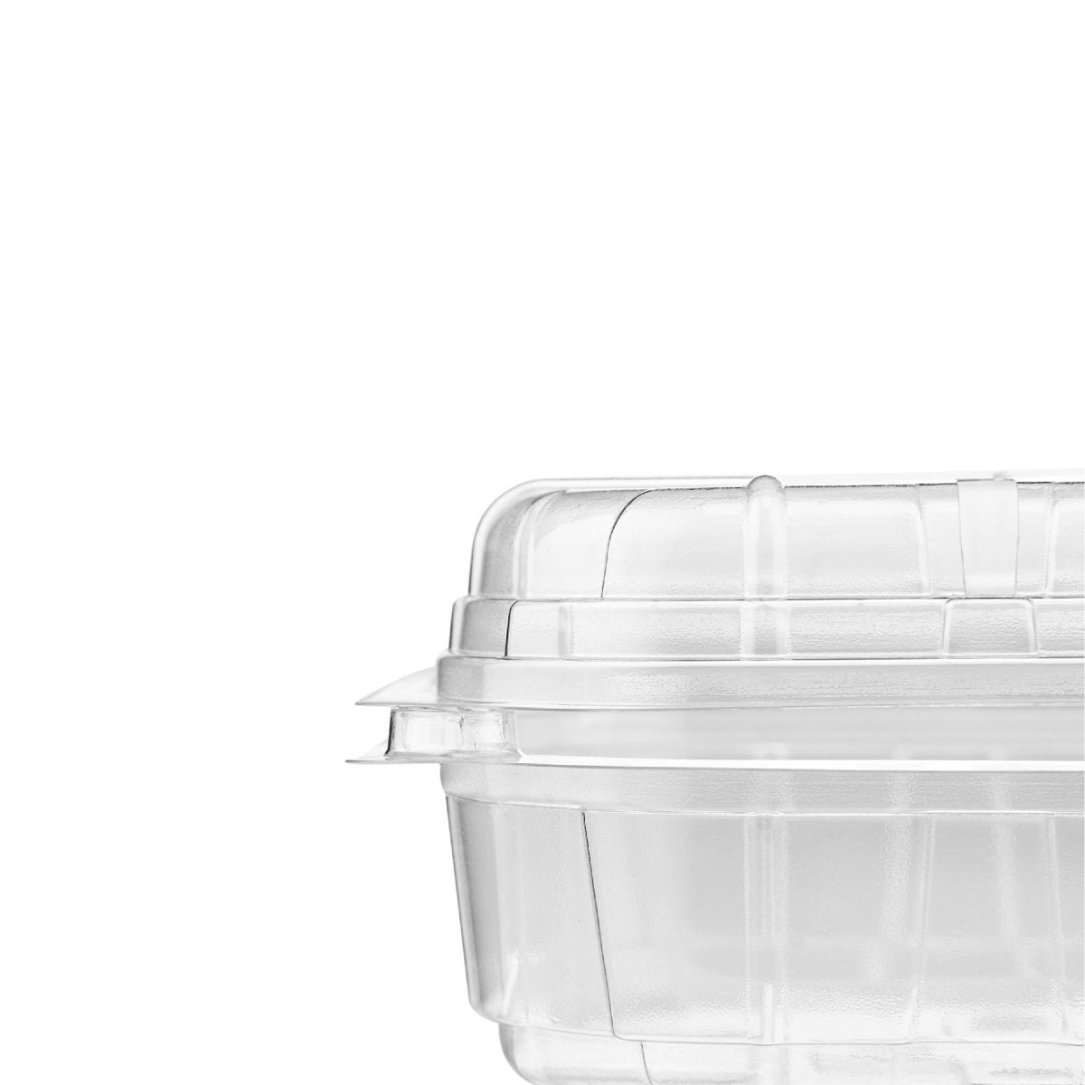 Clear PET Punnet Hinged Container - hotpackwebstore.com - Plastic Products