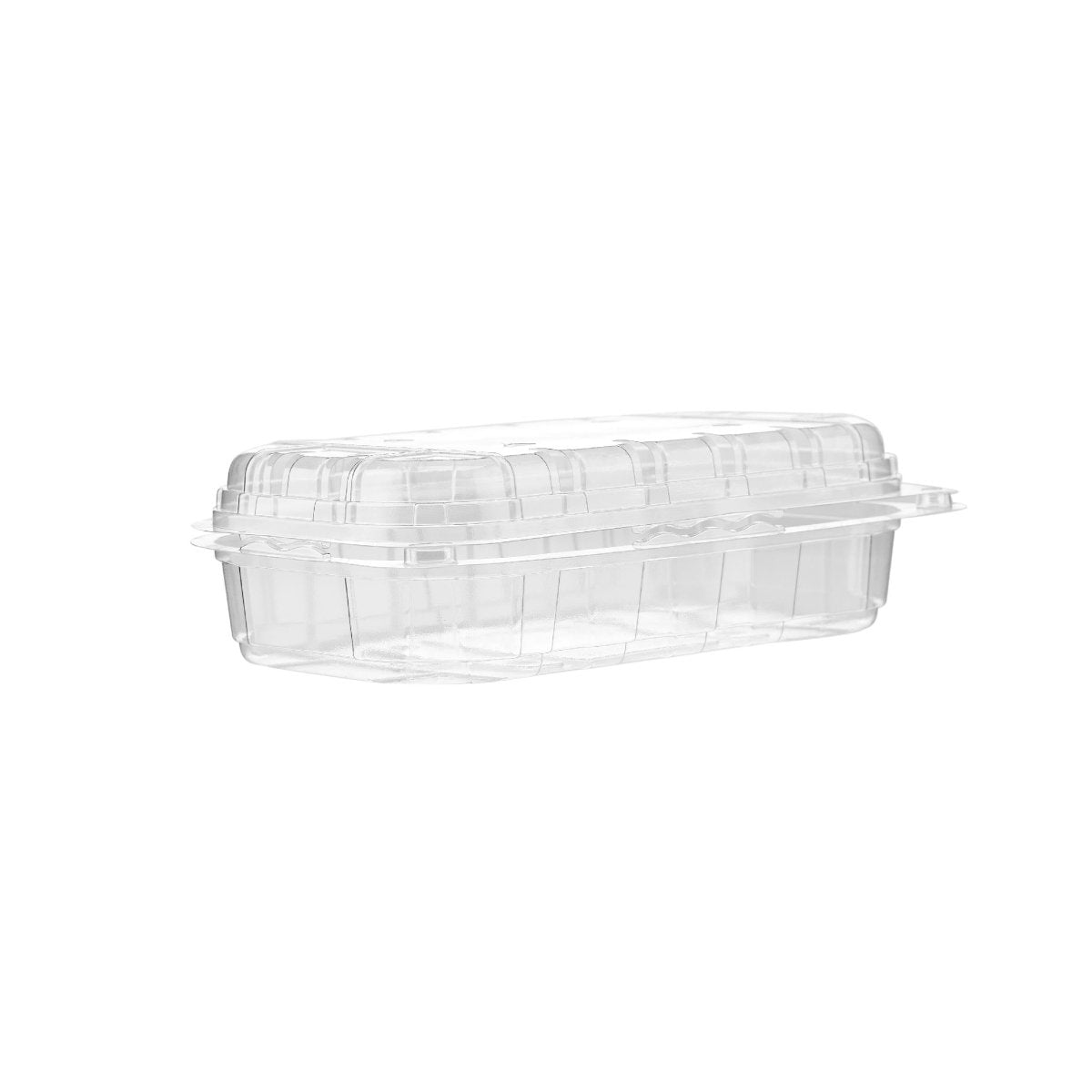 Clear PET Punnet Hinged Container - hotpackwebstore.com - Plastic Products