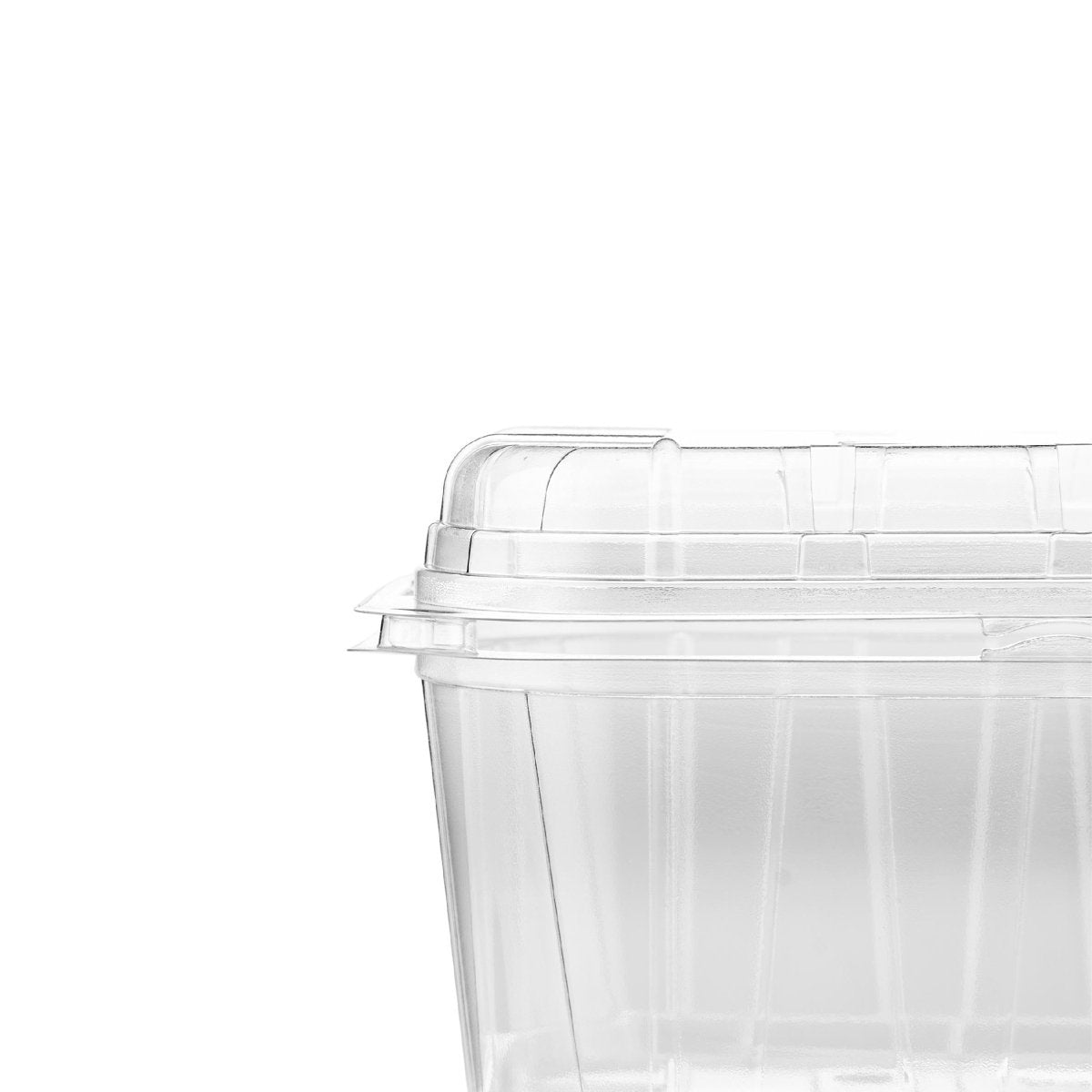 Clear PET Punnet Hinged Container - hotpackwebstore.com - Plastic Products