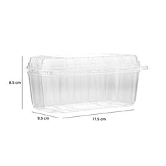 Clear PET Punnet Hinged Container - hotpackwebstore.com - Plastic Products